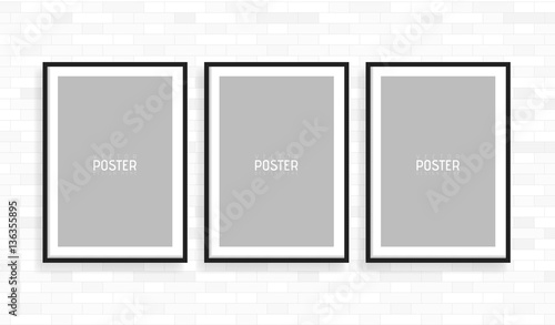 Empty white A4 sized vector paper frame mockup. Show your flyers, brochures, headlines etc with this highly detailed realistic design template element