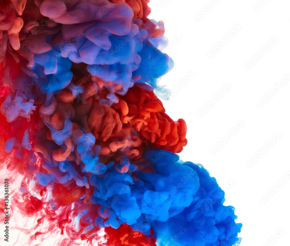 Fototapeta premium Ink in water