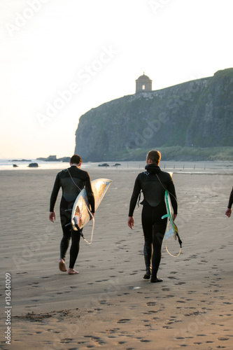 Surfs up Benone Beach photo