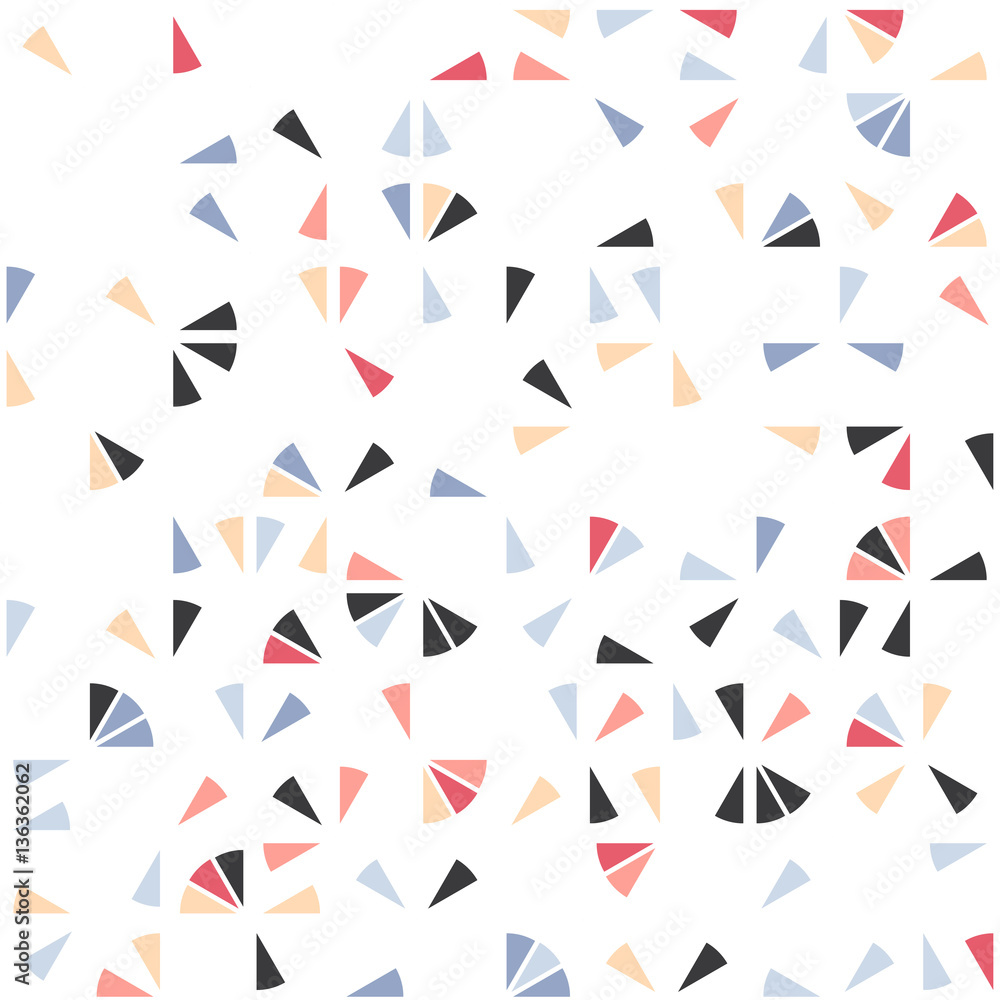 Abstract seamless pattern with lots of different colored triangl Abstract seamless pattern with lots of different colored triangl