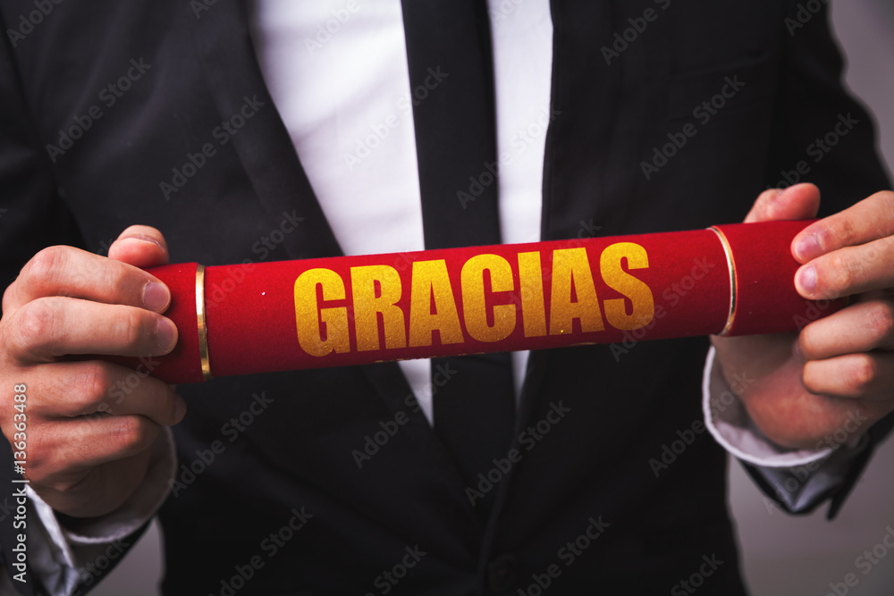 Fotografie Thank You (in Spanish)