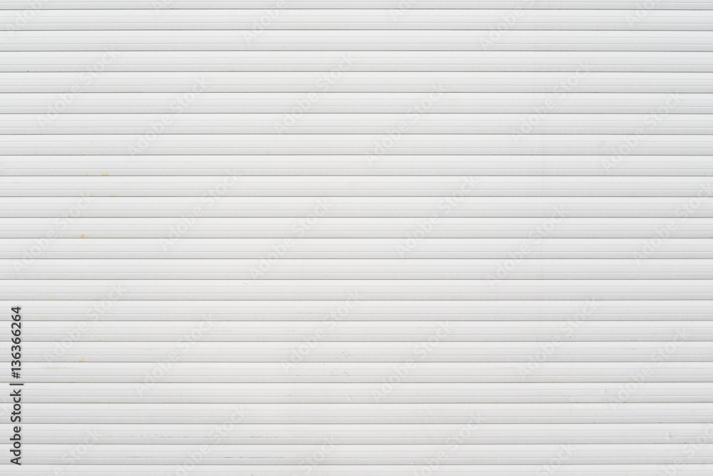 White metal roller door shutter background and texture White metal roller door shutter background and texture