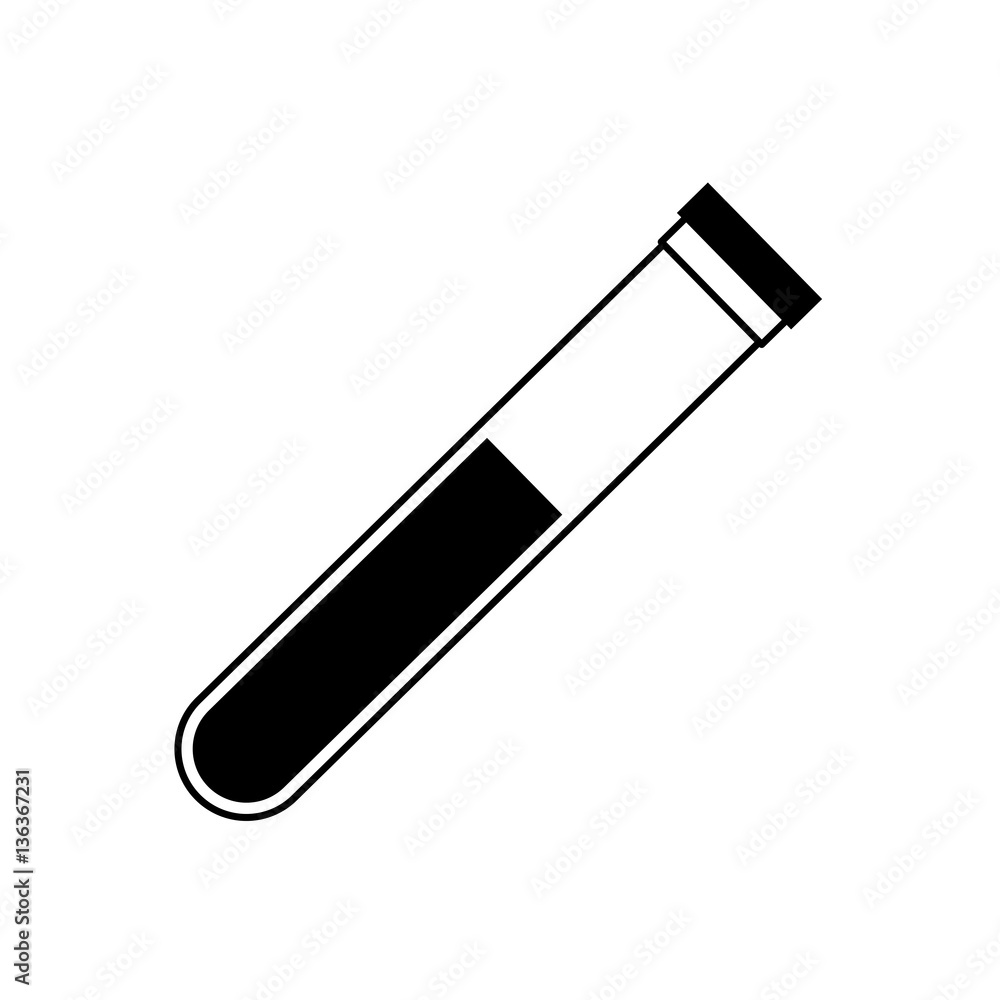 blood tube icon over white background. vector illustration blood tube icon over white background. vector illustration
