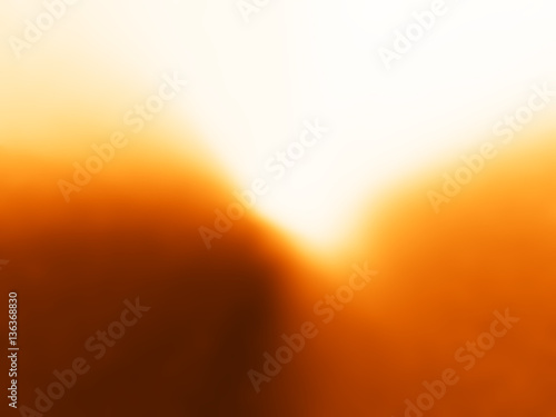 Diagonal orange light leak bokeh background
