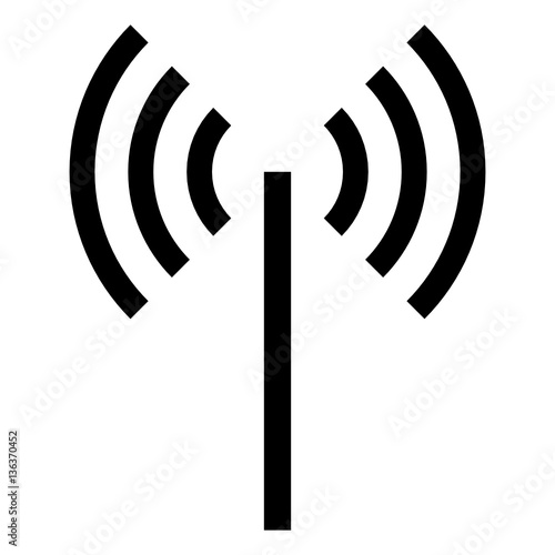 wifi, wi-fi, wi fi, wireless Icon, vector illustration
