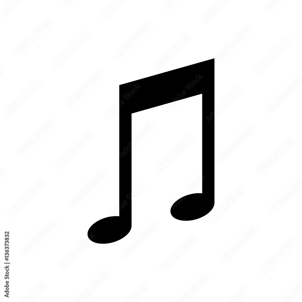 music note isolated icon vector illustration design music note isolated icon vector illustration design