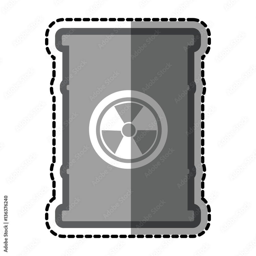 barrel atomic isolated icon vector illustration design