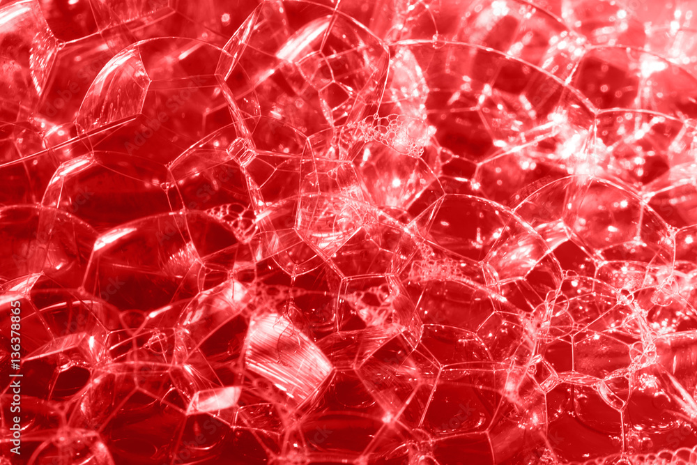 Abstract red background - bubbles in the form of a pattern. For any design, illustration, Wallpaper. Macro. Abstract red background - bubbles in the form of a pattern. For any design, illustration, Wallpaper. Macro.