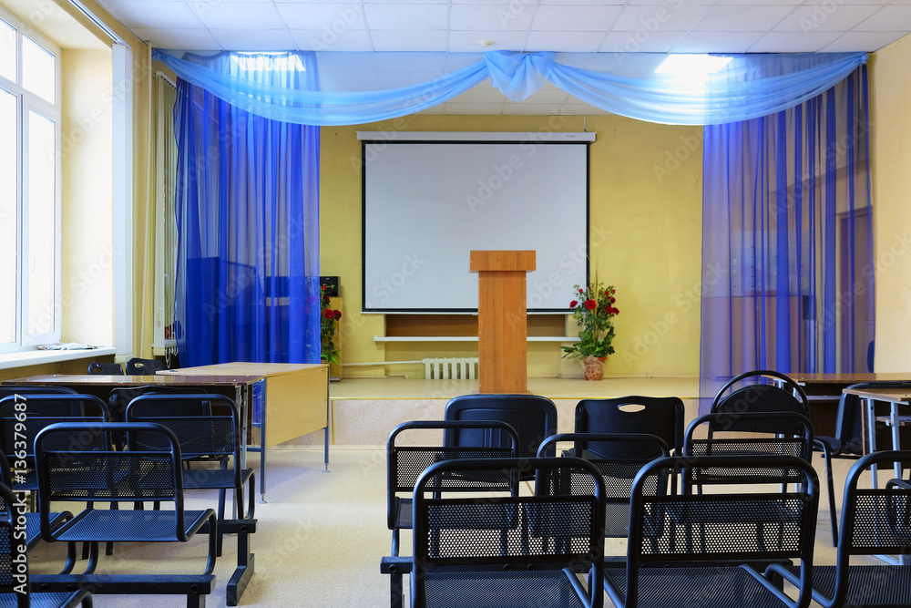 Fototapeta premium interior of a lecture auditorium