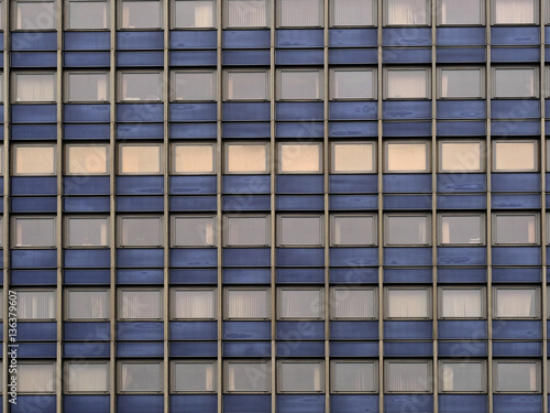 Background with the image of close up office building facade
