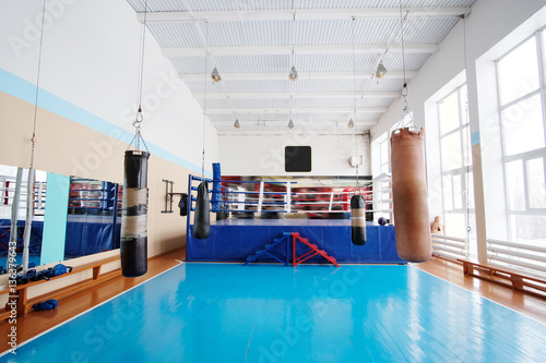 Fotografía Interior of a boxing hall