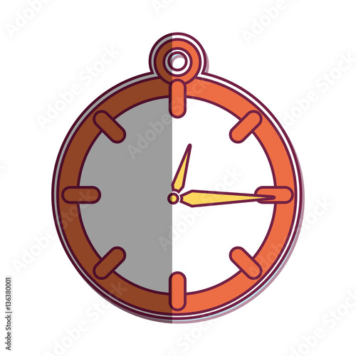 chronometer watch isolated icon vector illustration design