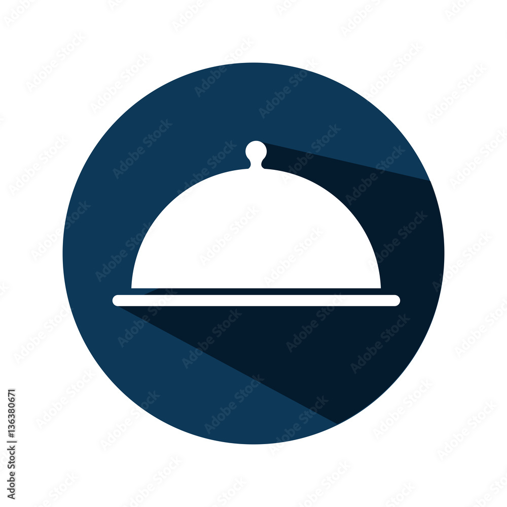 tray server emblem isolated icon vector illustration design tray server emblem isolated icon vector illustration design