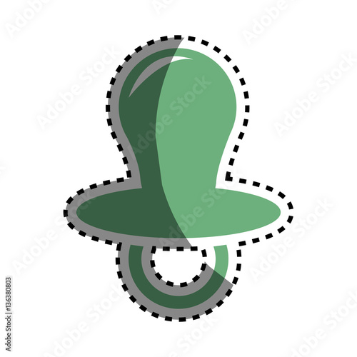 baby pacifier isolated icon vector illustration design