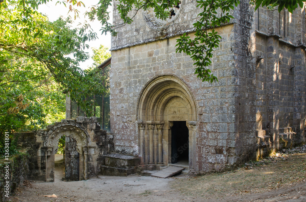 Monastery of Santa Cristina de Ribas de Sil. Galicia