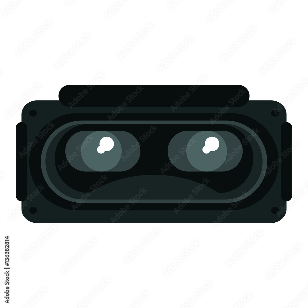 Fototapeta premium goggles 3d simulation entertaiment vector illustration eps 10