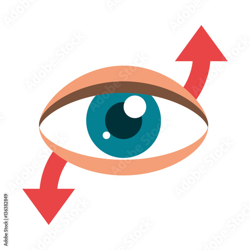 eye virtual reality 360 degree vector illustration eps 10