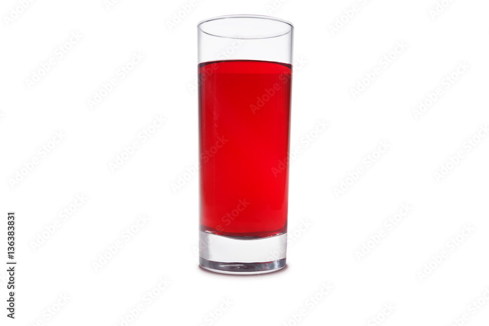 A glass of cherry juice A glass of cherry juice