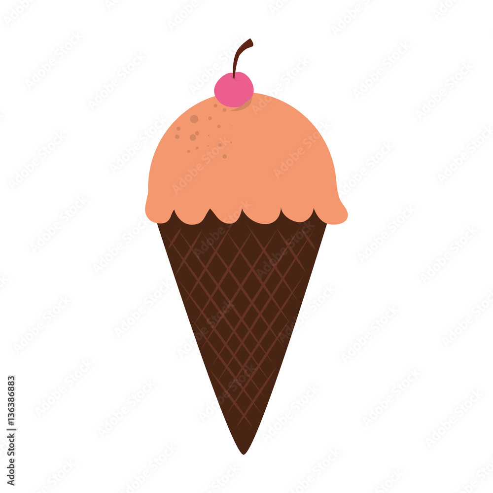ice cream isolated icon vector illustration design