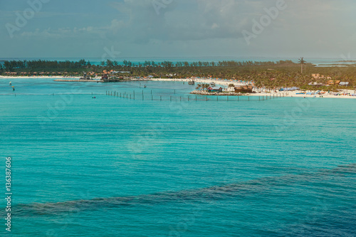 People on bahamas beach