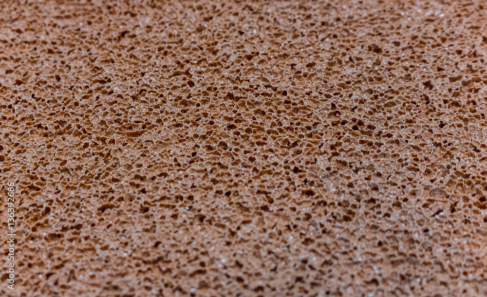 Red sponge texture for background Red sponge texture for background