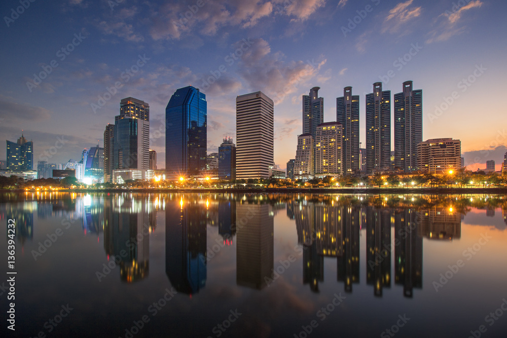 Obraz premium Miasto Bangkok