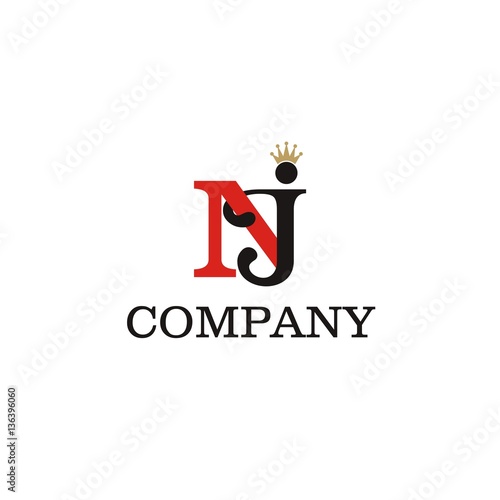 NJ Letter Logo
