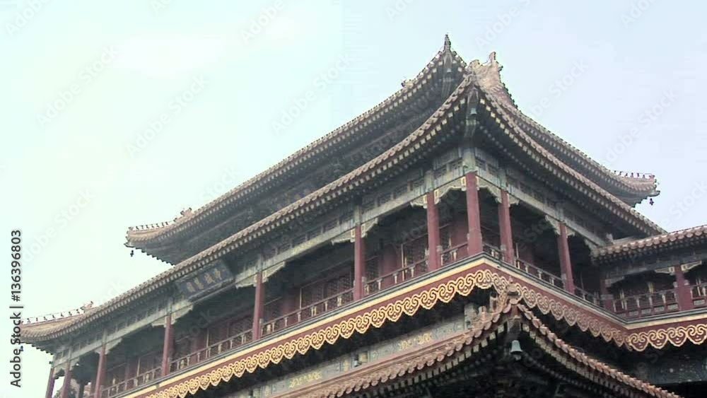 Inside the Tibetan Buddhist Lama Temple Inside the Tibetan Buddhist Lama Temple