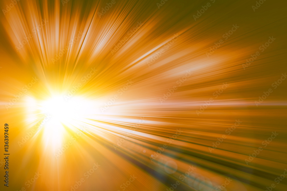 Obraz premium High speed business and technology concept, Acceleration super fast speedy motion blur of light ray abstract for background design.
