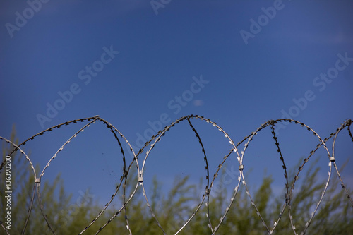 barbed wire