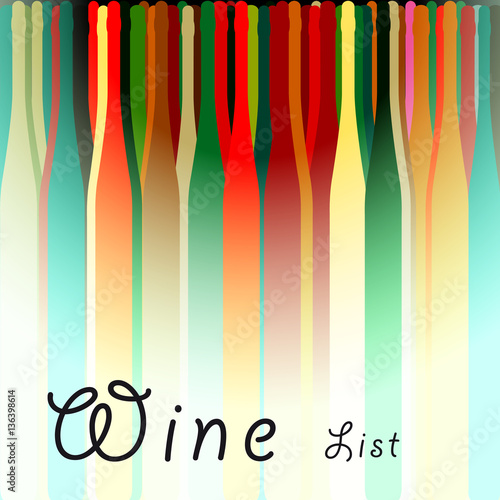 Menu Card Wine Vector