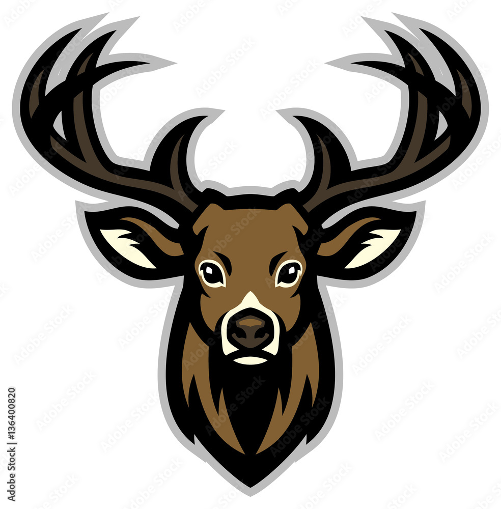 Obraz premium Maskotka głowa jelenia