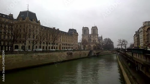 Cinemagraph Notre Dame cathedral Paris