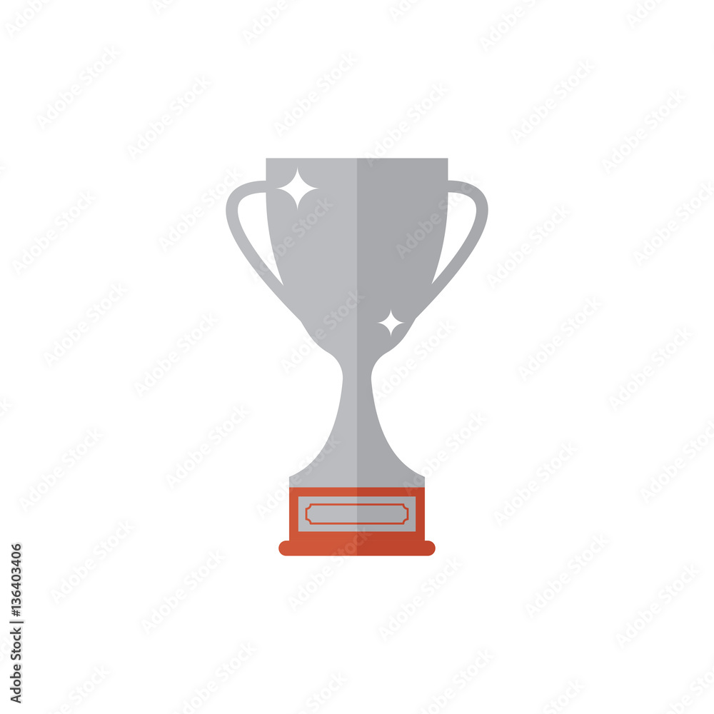 Vector silver cup Vector silver cup