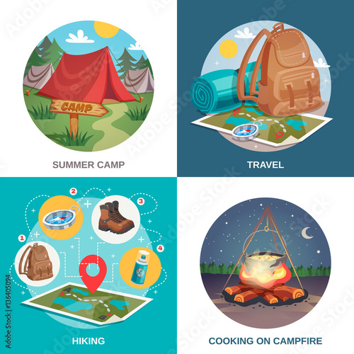 Summer Travel Design Concept