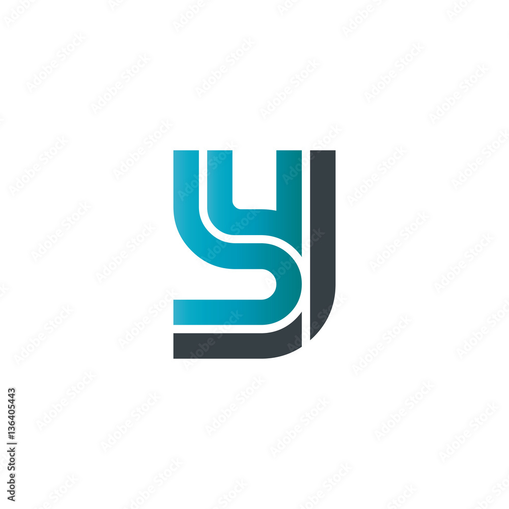 Initial Letter BY Y Isolated Design Logo Initial Letter BY Y Isolated Design Logo