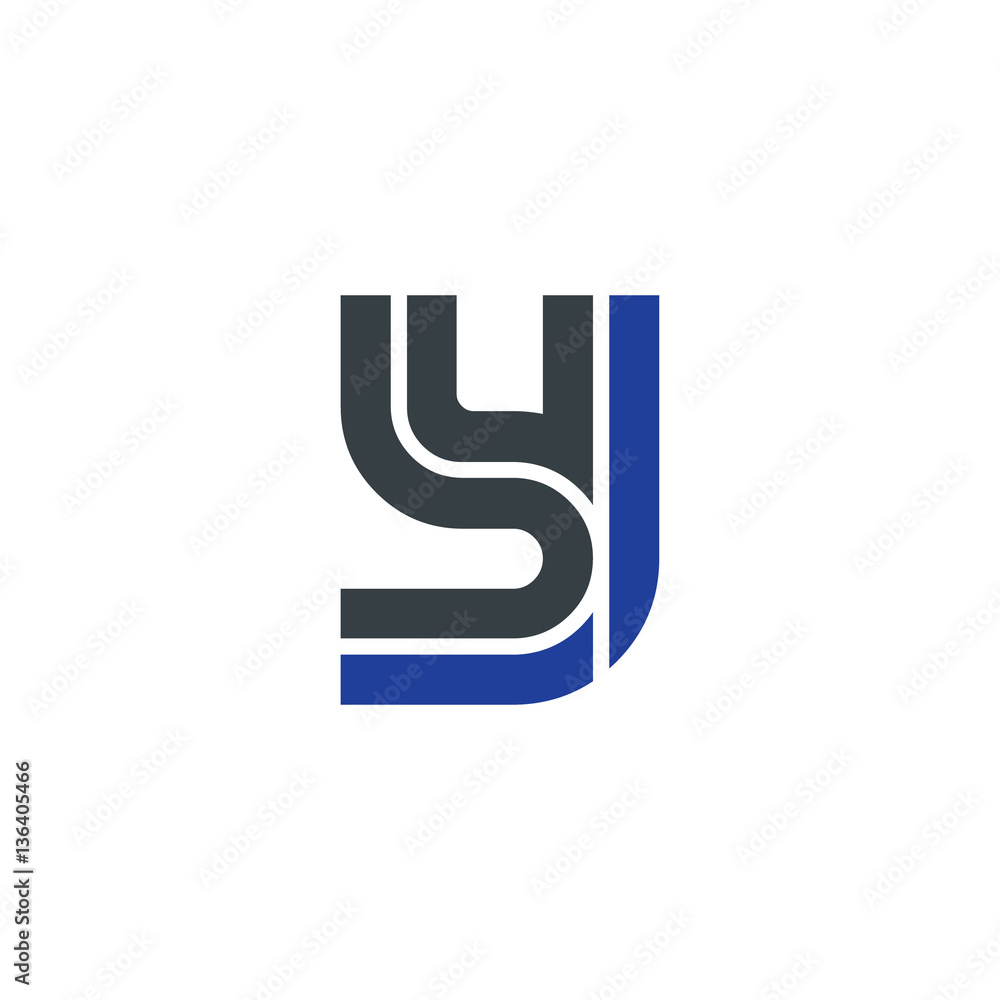 Initial Letter BY Y Isolated Design Logo Initial Letter BY Y Isolated Design Logo