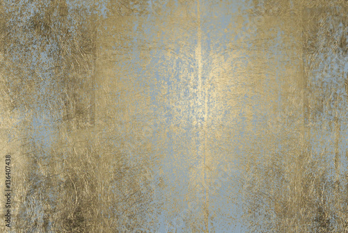 Wallpaper Mural scratched golden foil texture Torontodigital.ca