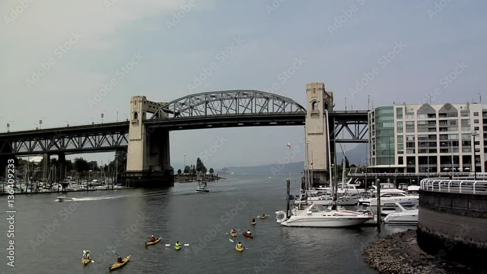 Burrard Bridge and False Creek Vancouver Burrard Bridge and False Creek Vancouver