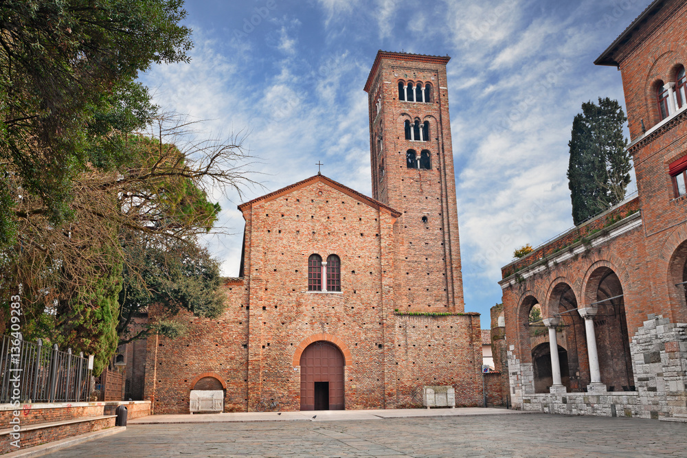 Ravenna, Italy: the medieval St. Francis basilica