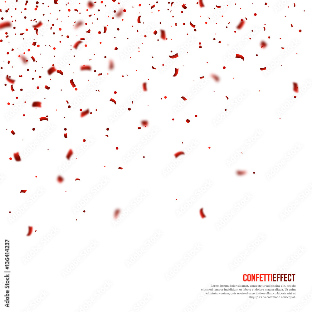 Festive falling particles and confetti. Festive falling particles and confetti.