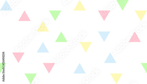 color triangles. vector seamless pattern