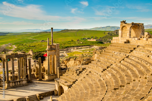 A ruined ancient city in Tunisia