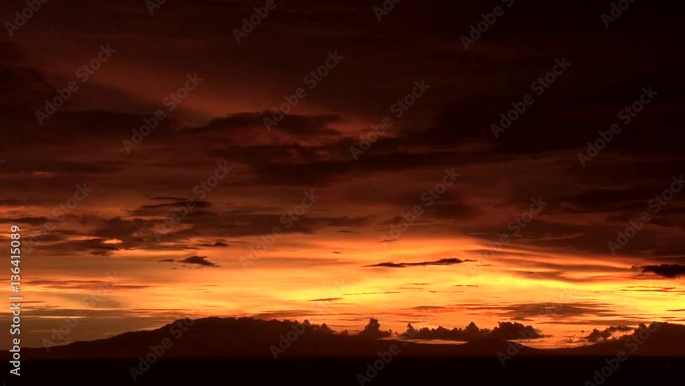 Dramatic Sunset over Manila Bay, Philippines Dramatic Sunset over Manila Bay, Philippines