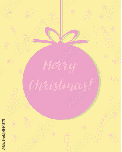 Merry Christmas and Happy New Year Card