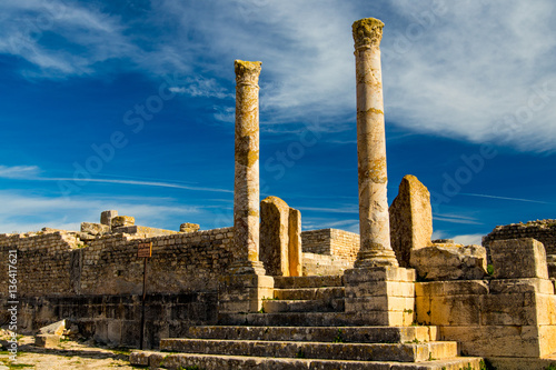 A ruined ancient city in Tunisia