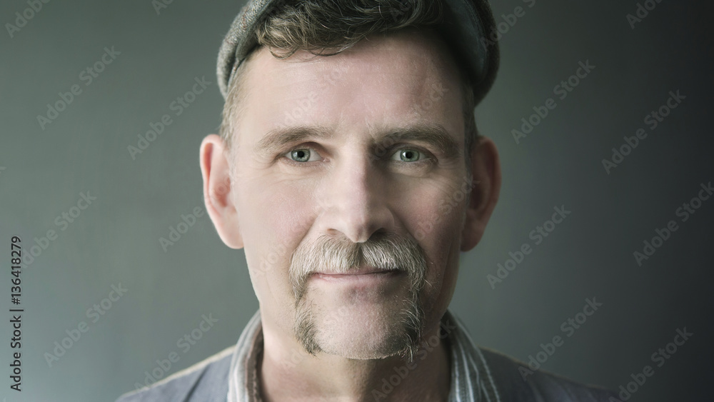 Obraz premium portrait of stylish man in his 50s