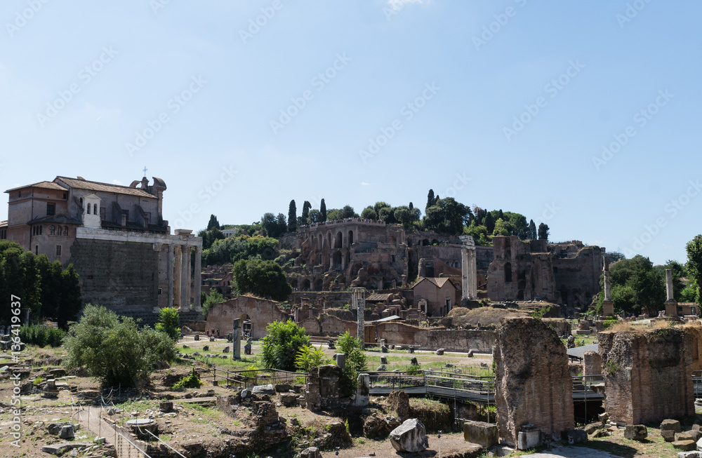 Ruins of ancient Rome, Italy. Ruins of ancient Rome, Italy.
