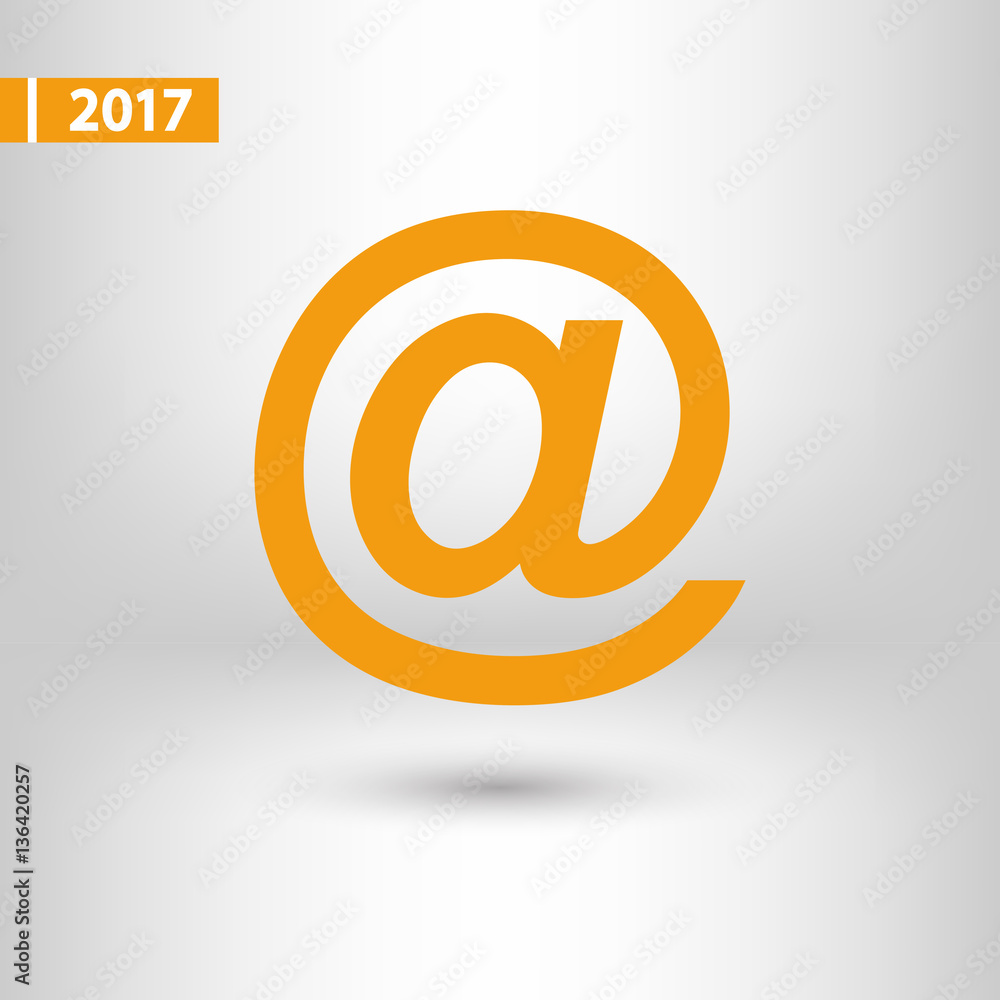 e-mail internet icon, vector illustration. Flat design style e-mail internet icon, vector illustration. Flat design style