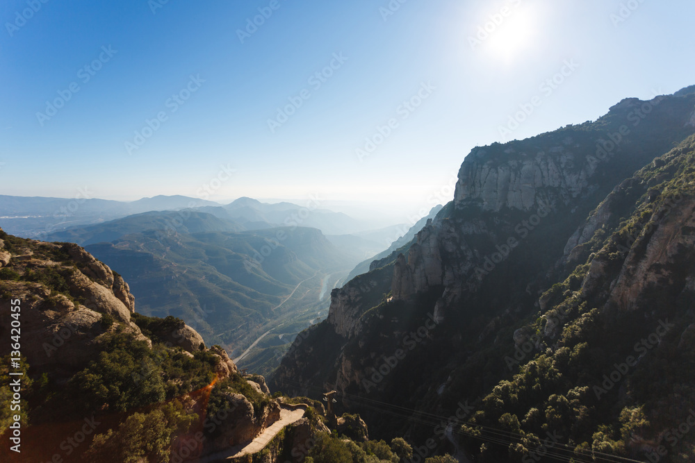 Obraz premium The Montserrat mountains